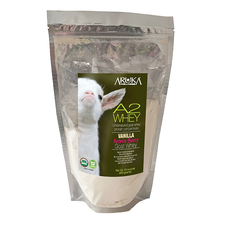 A2 Whey Vanilla and Organic Aronia Berry Powder